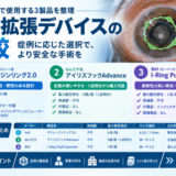虹彩拡張デバイスの比較｜白内障手術で使用する3製品を整理